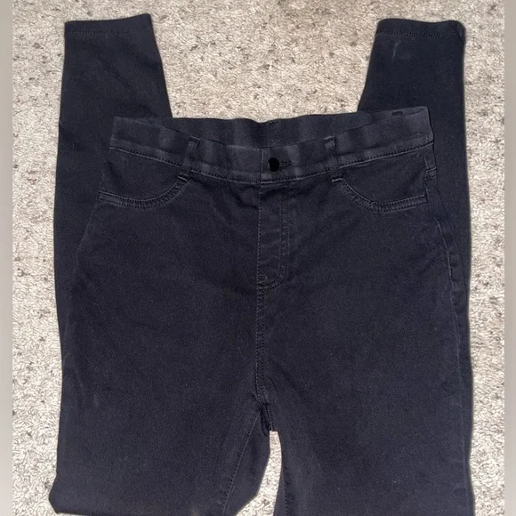 Black high rise jeggings medium - Picture 2 of 5